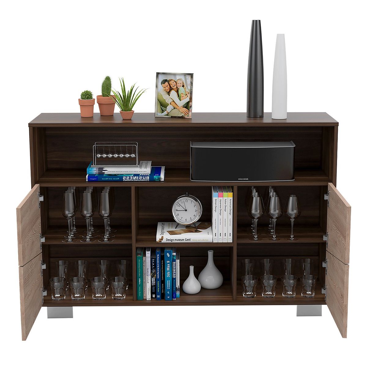 RTA MUEBLES - Bifé Moderno 2 Puertas 123 x 82 cm RTA Design - Mueble