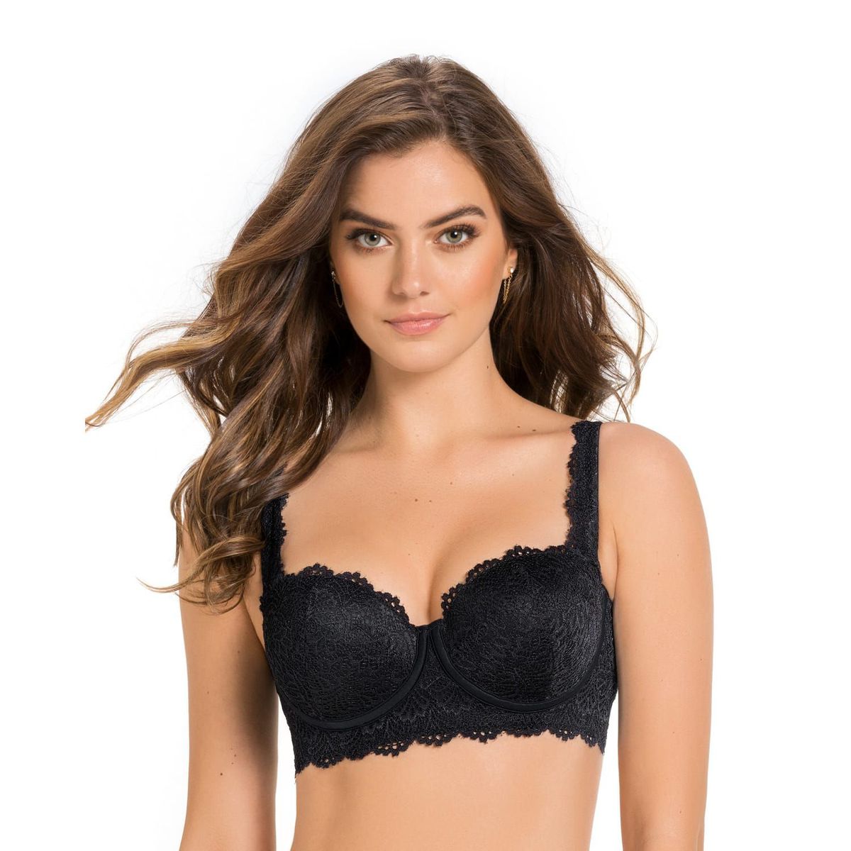 LEONISA - Brasier Balconet de Control Fuerte en Delicado Encaje