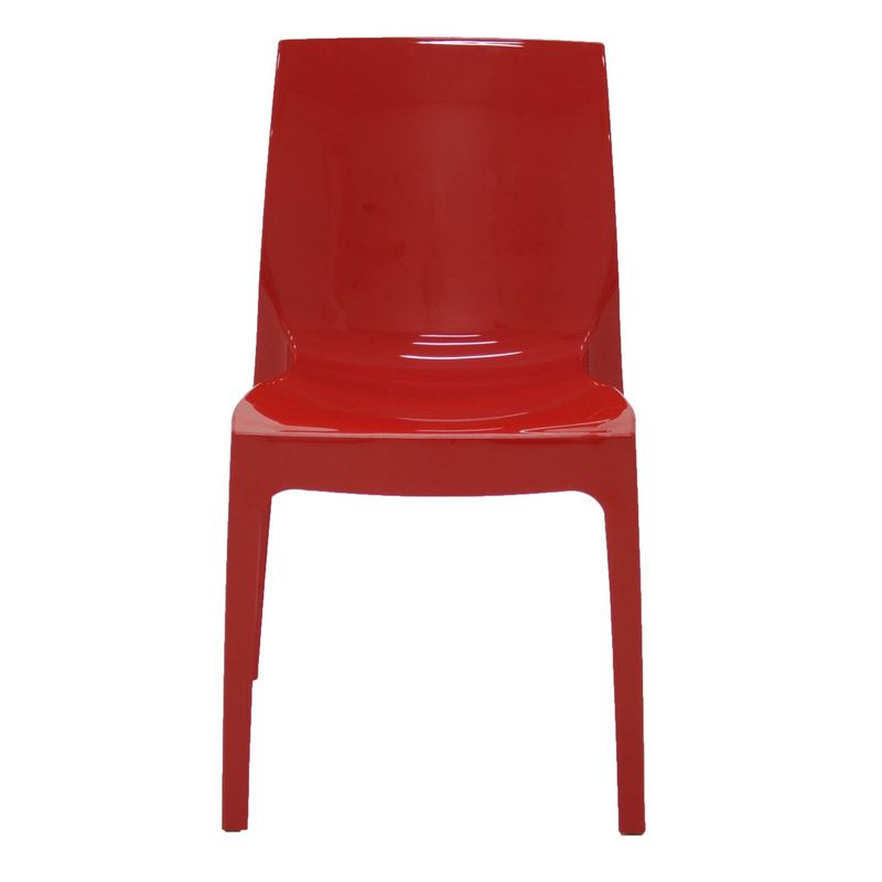 TRAMONTINA - Silla de Comedor Moderna en Polipropileno Rojo (Incluye 1 Silla) Tramontina