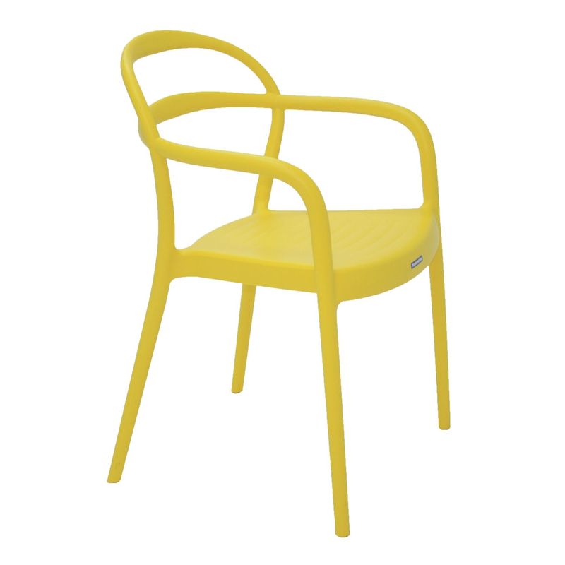 TRAMONTINA - Silla de Comedor Moderna en Polipropileno Rojo (Incluye 1 Silla) Tramontina