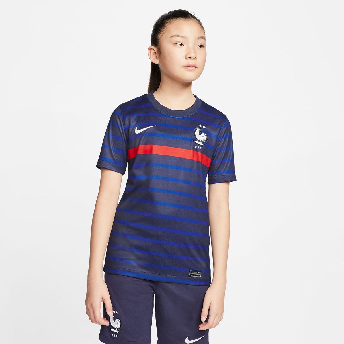 NIKE - Camiseta Oficial Seleccion Francia para niño Unisex Nike