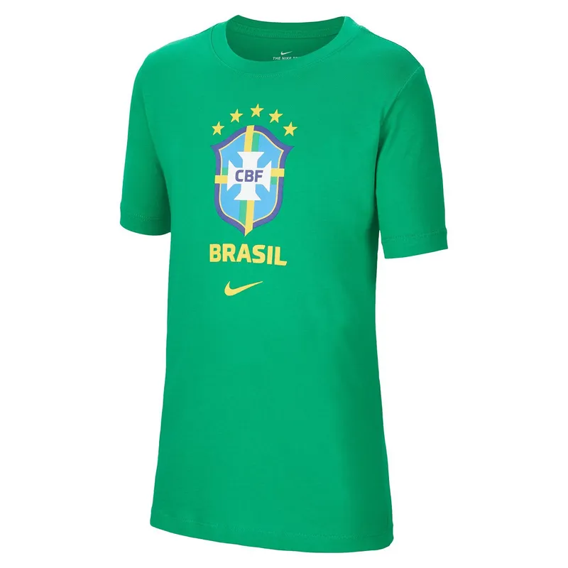 NIKE - Camiseta Fútbol Brasil Crest Nike Niño