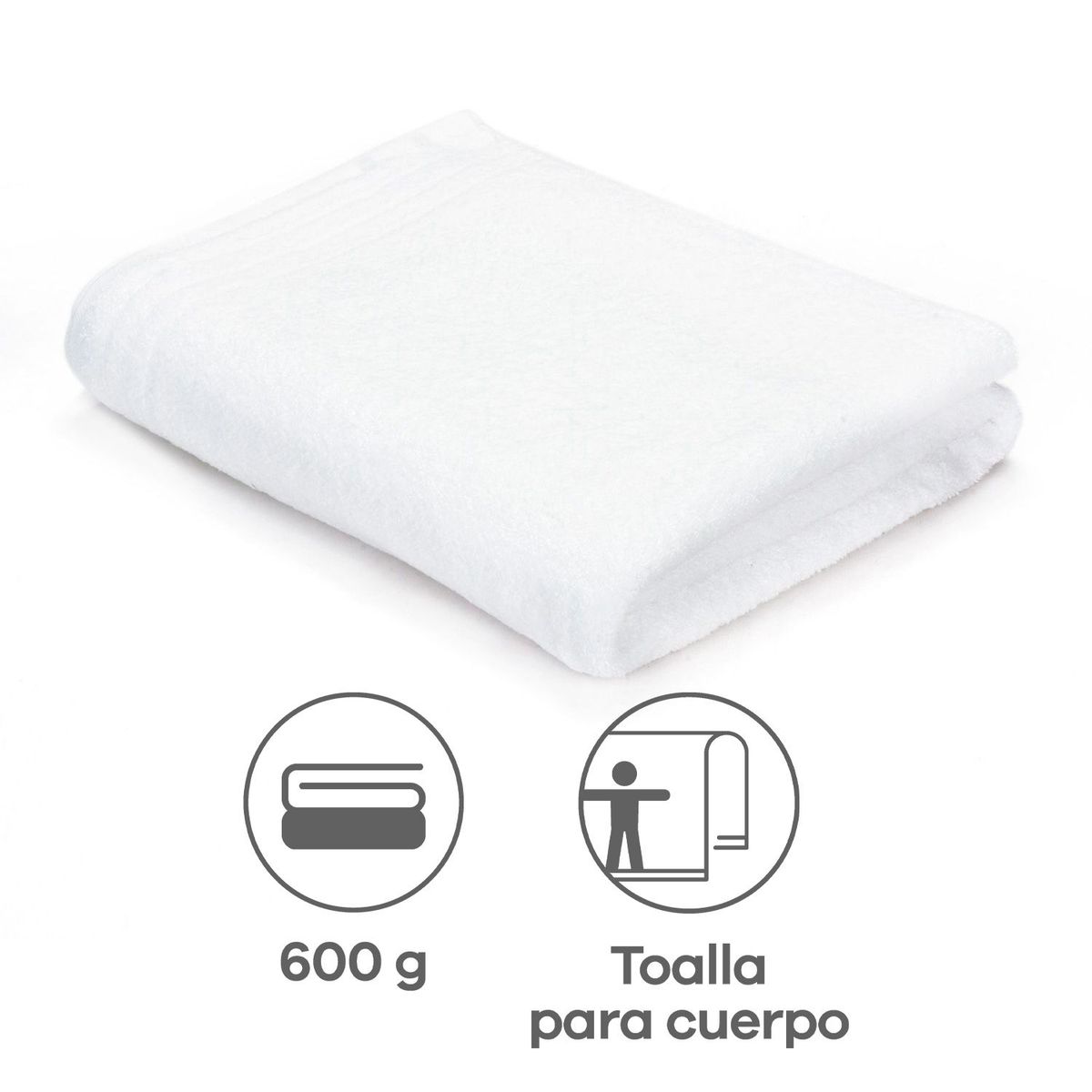 CANNON - Toalla de Cuerpo 600 g Toa Hotel 100 x 160 cm