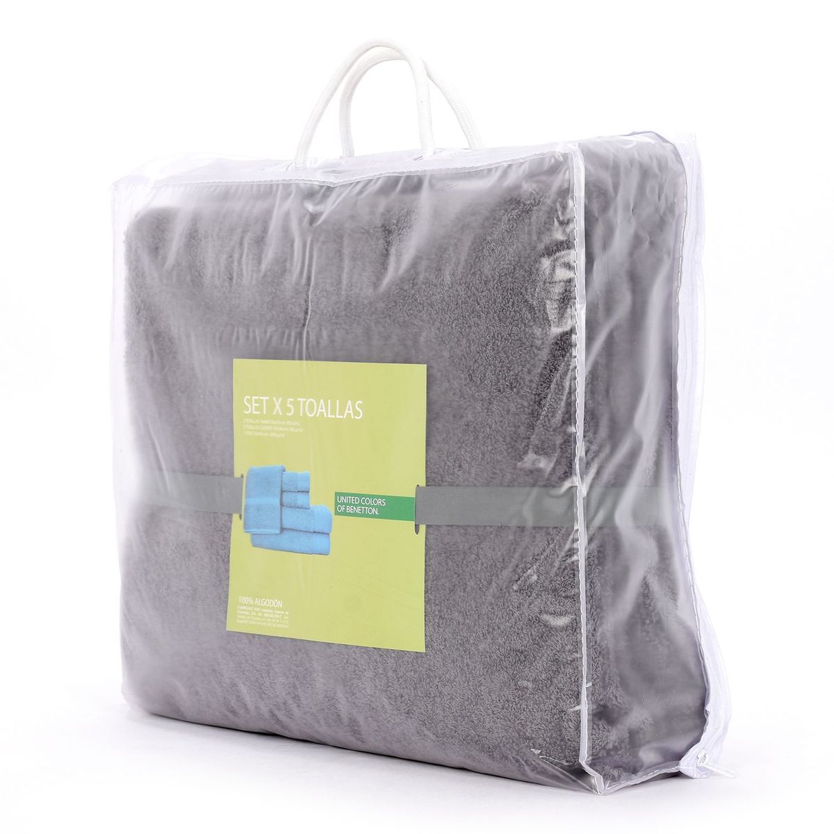 BENETTON - Set x 5 Toallas Benetton