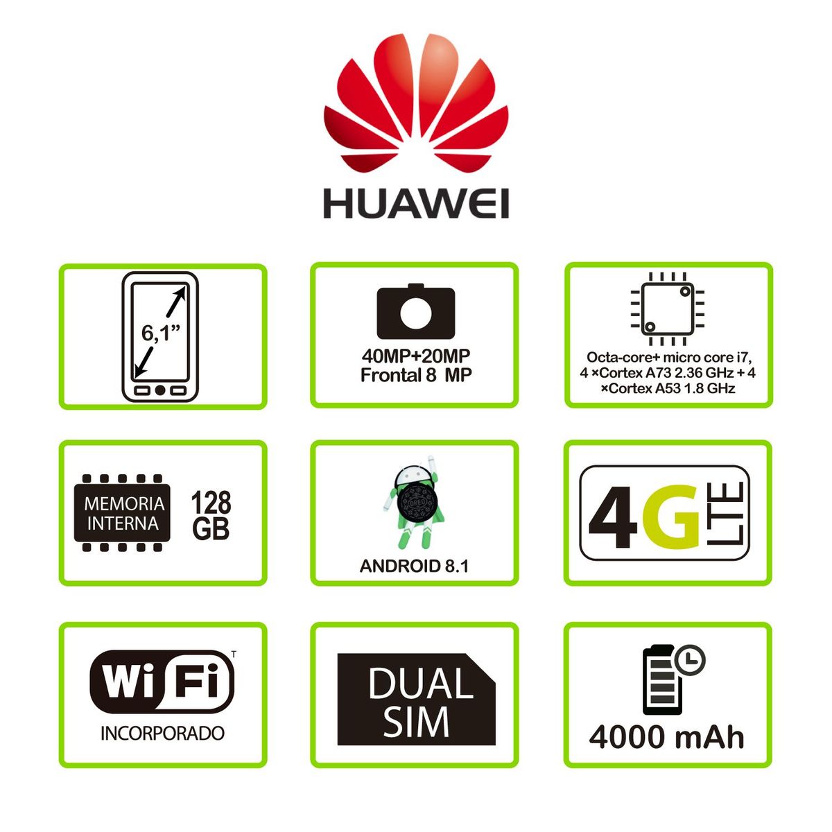 HUAWEI - Celular Huawei P20 Pro