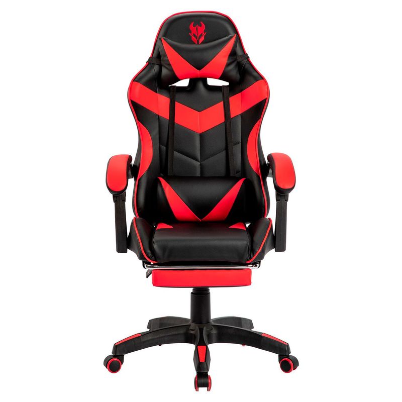 INVAL - Silla Gamer Ergonómica Titan Max Ajustable Reclinable 129 x 77 x 59 Inval