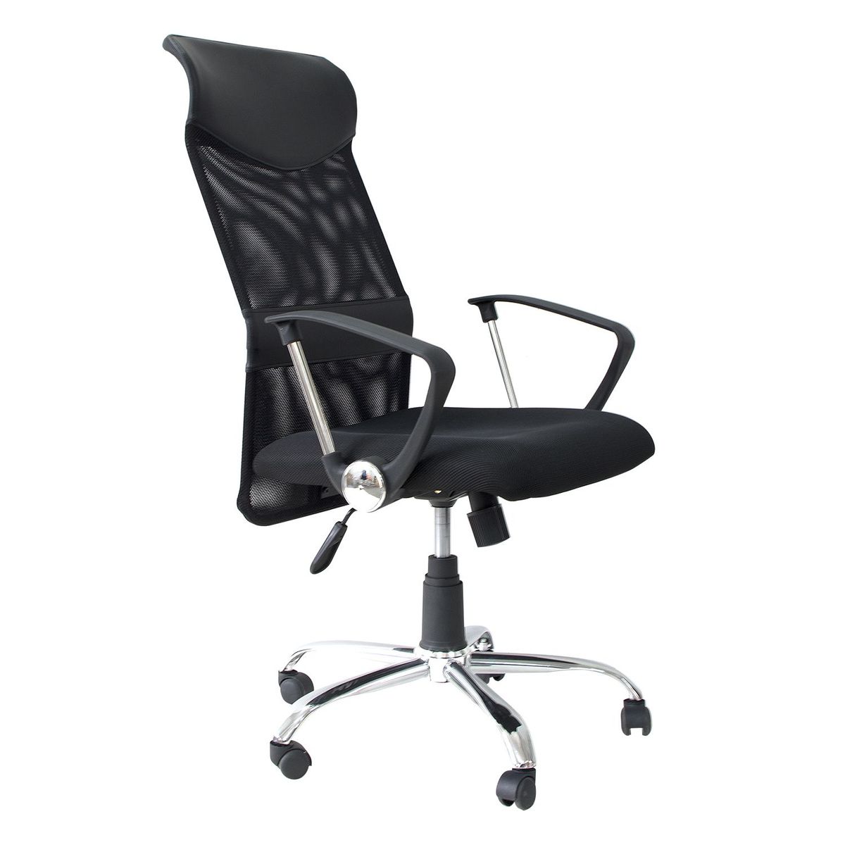 RTA MUEBLES - Silla de Escritorio para Casa u Oficina Ergonómica Negro RTA Muebles