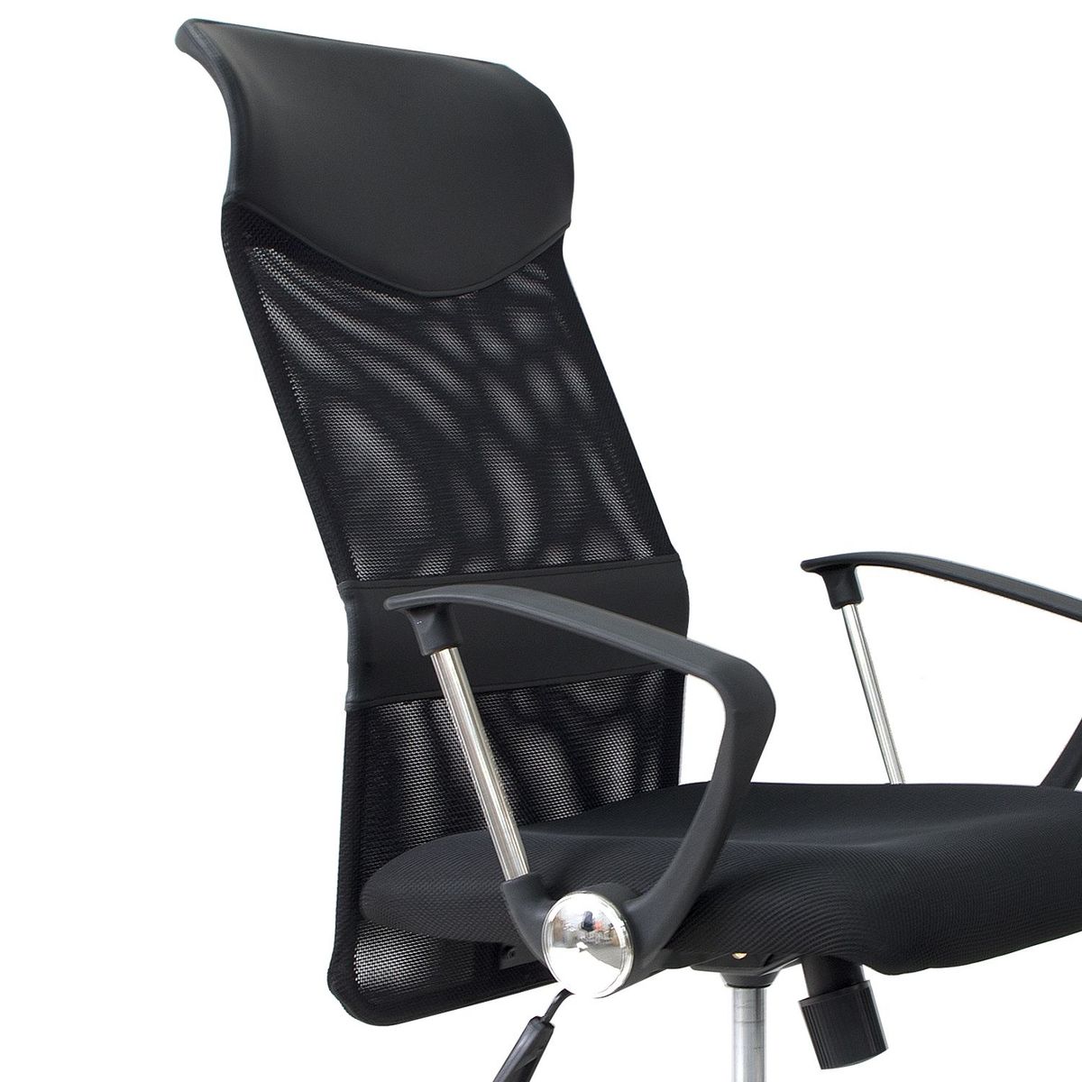 RTA MUEBLES - Silla de Escritorio para Casa u Oficina Ergonómica Negro RTA Muebles