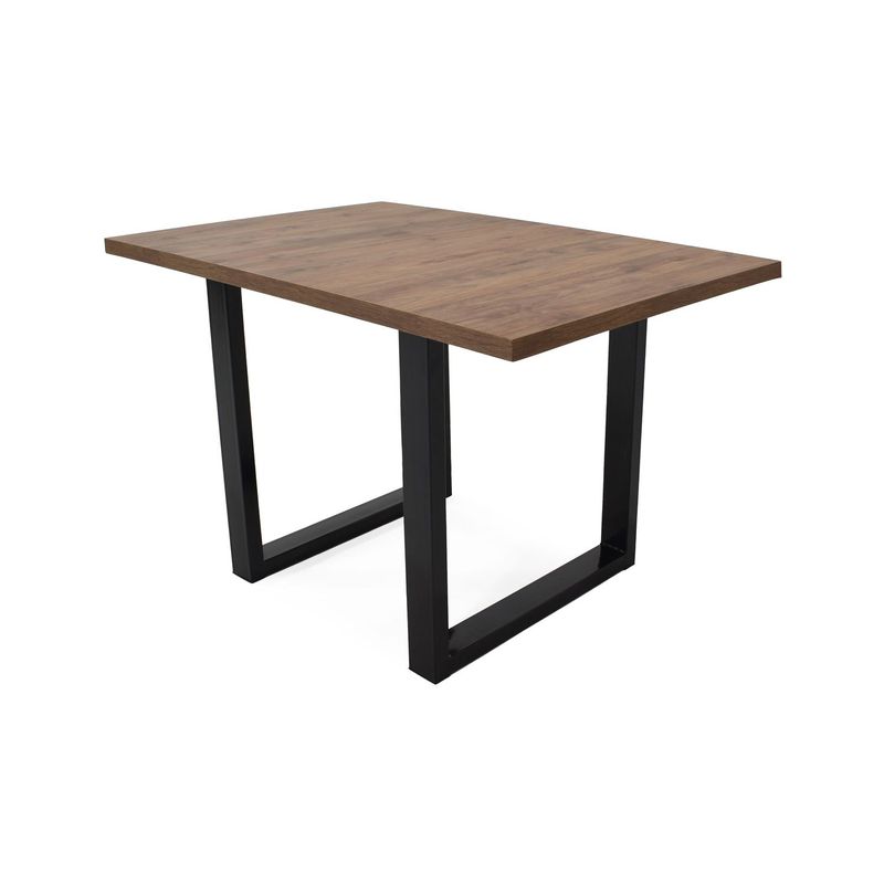 MICA - Mesa de Comedor Moderna para 4 personas en Madera Rectangular Mica