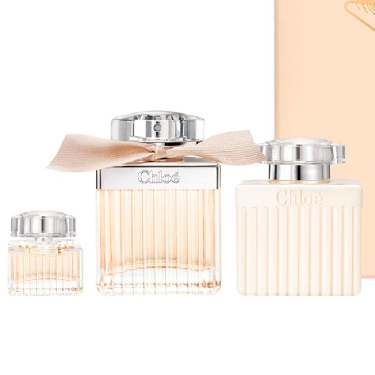CHLOE - Set de Perfume Mujer Chloe: Eau de parfum vaporizador 75 ml + Vial 5 ml + Loción corporal 100 ml Chloe