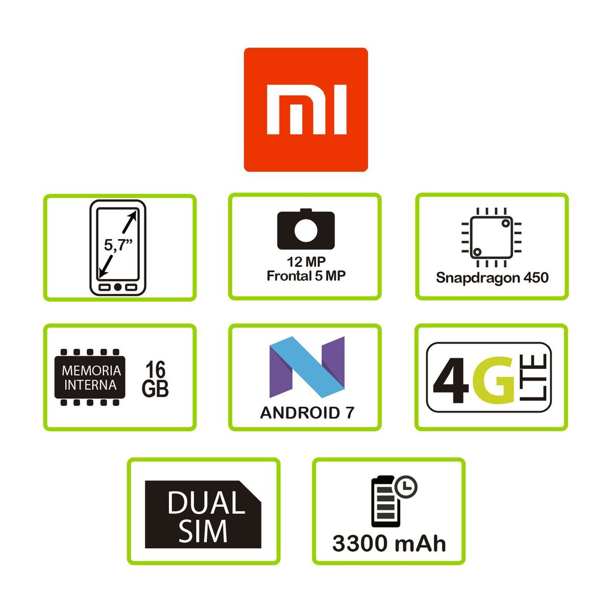 XIAOMI - Celular Xiaomi Redmi 5 16GB