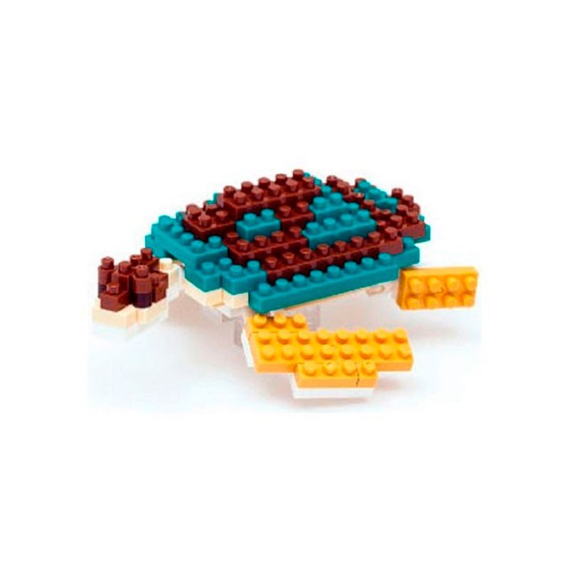 NANOBLOCK - Armable Tortuga Verde Marina