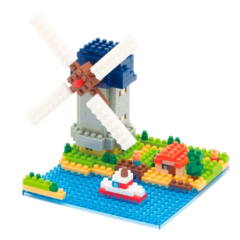 NANOBLOCK - Molino de Viento Holandes