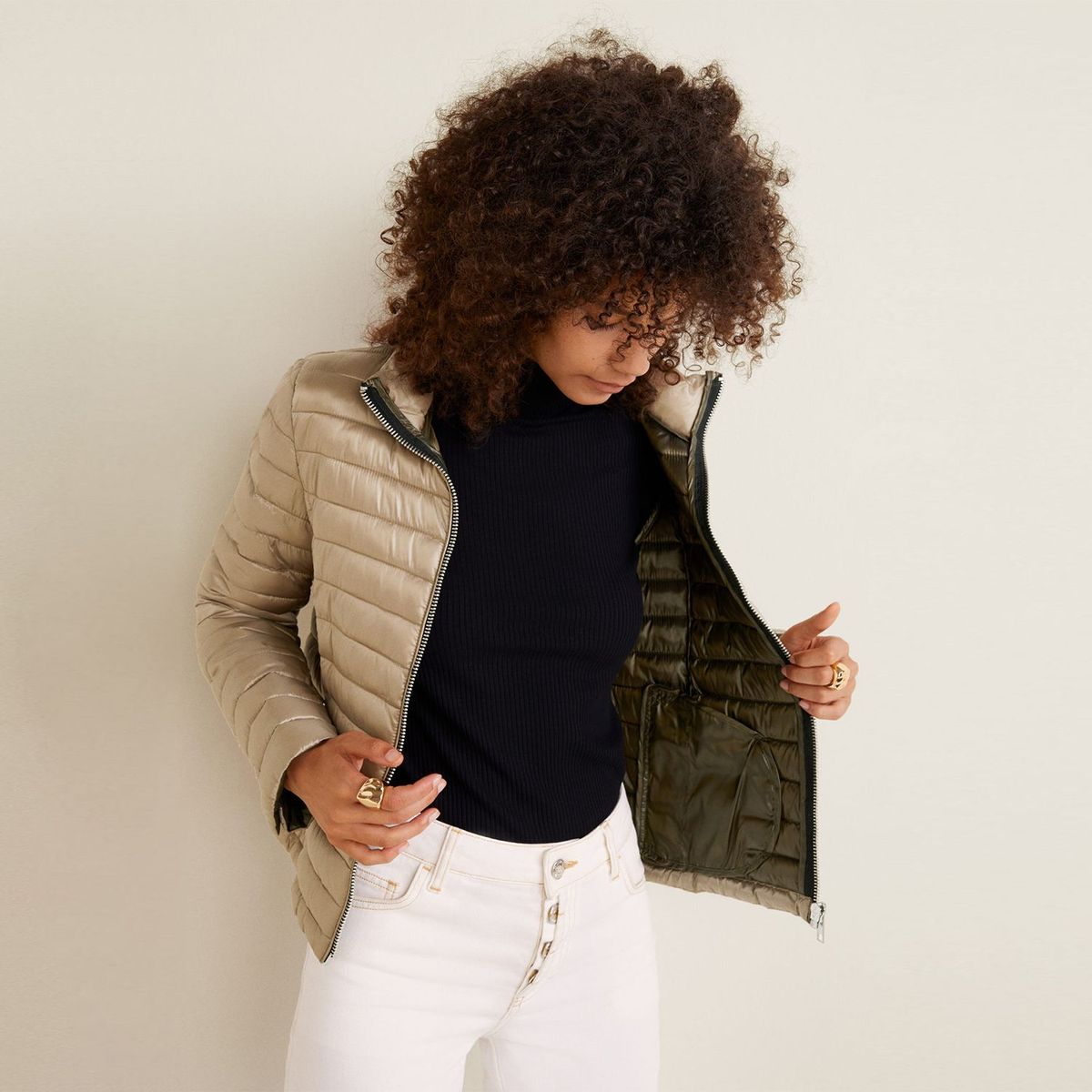 MANGO - Chaqueta Anorak Blandi