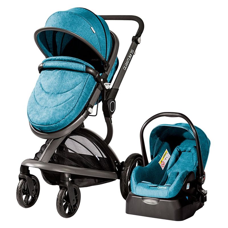 BEBESIT - Coche para bebé Bebesit Quantum Travel system cuatro ruedas Azul