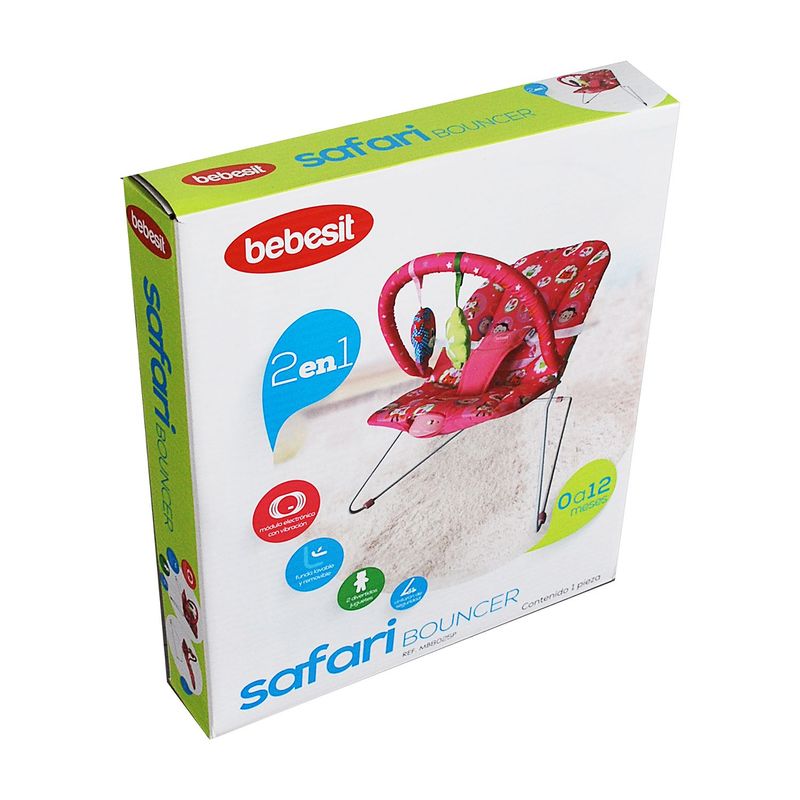 BEBESIT - Bouncer Safari Rosado