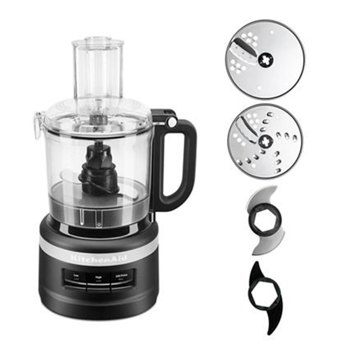 KITCHENAID - Procesador de Alimentos KitchenAid KFP0719BM, 7 Tazas Negro Mate