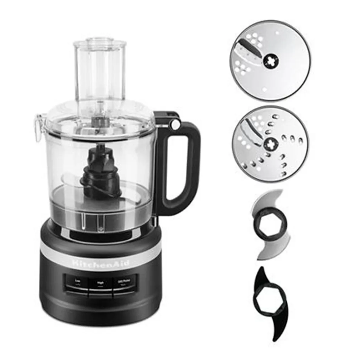 KITCHENAID - Procesador de Alimentos KitchenAid KFP0719BM, 7 Tazas Negro Mate