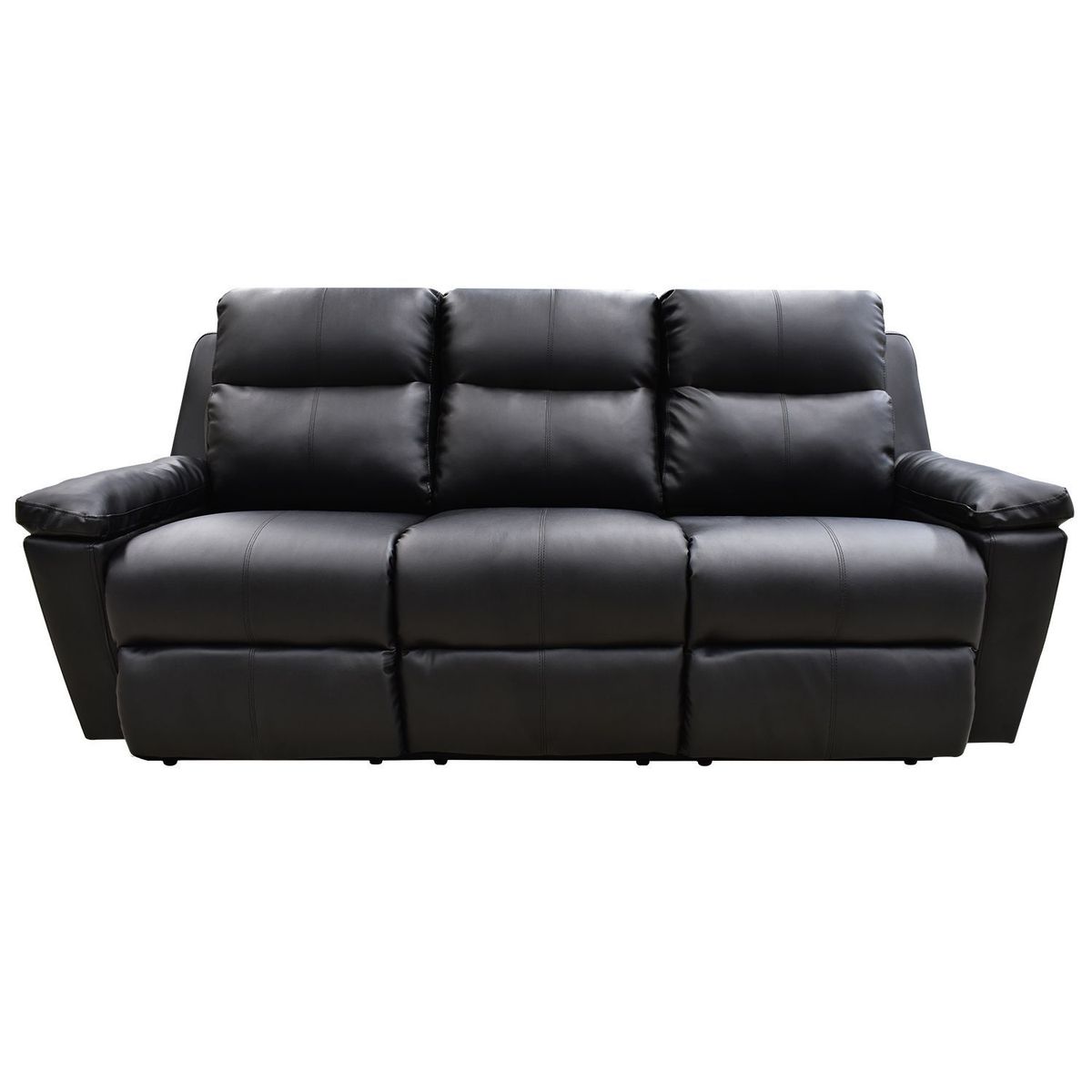 ELITE LIVING - Sofá Reclinable Marsella 3 Puestos Cuerina