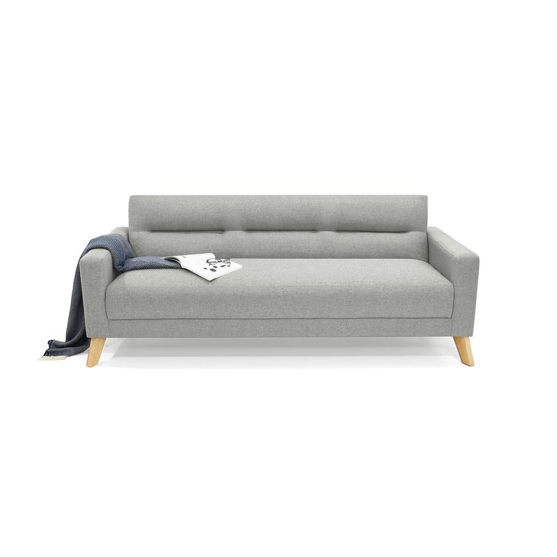 MICA - Sofá Cama Moderno en Tela 2 Puestos Seúl 206 x 90 x 82 cm Mica