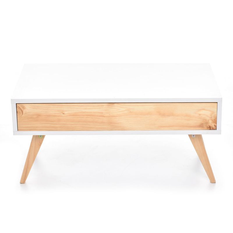 MICA - Mesa de Centro Moderna Rectangular  en Aglomerado MDP Seul 40 x 35 x 70 cm Mica  - Mueble