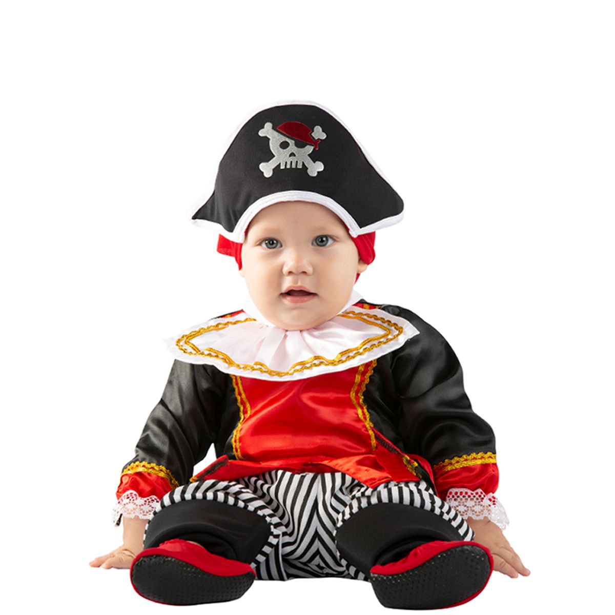 FANTASTIC NIGHT - Disfraz para Bebé niño capitán pirata fantasía