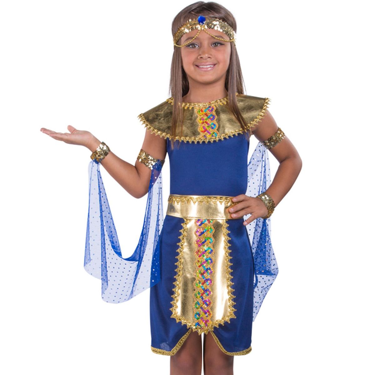 FANTASTIC NIGHT - Disfraz para Niña Princesa Egipcia