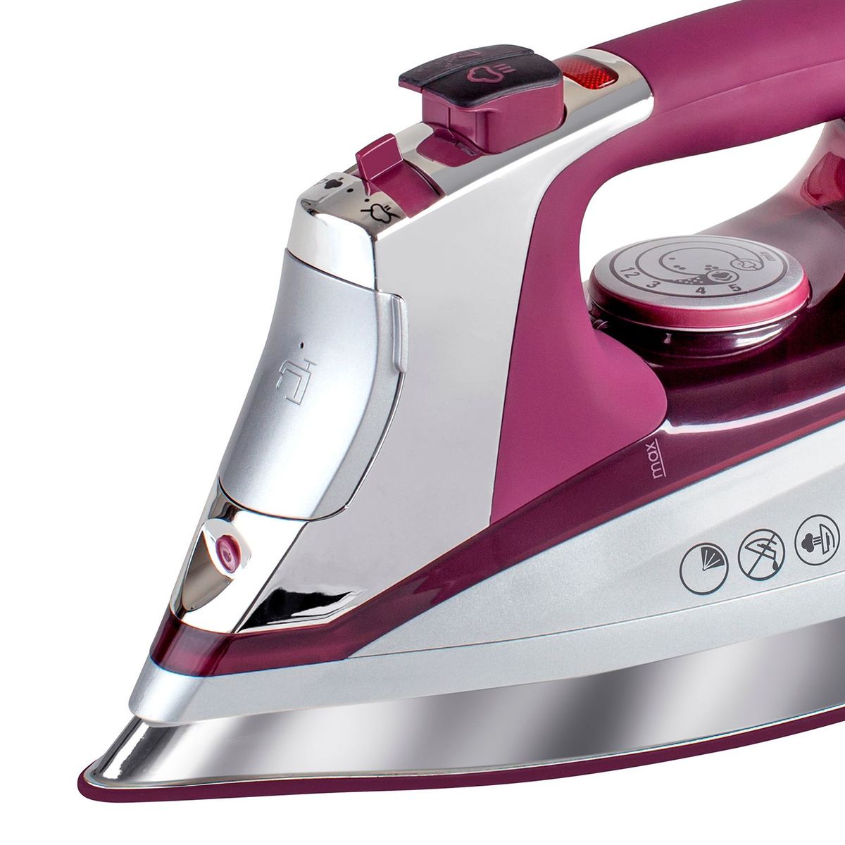 BLACK+DECKER - Plancha a Vapor Black and Decker Titanio Rosada