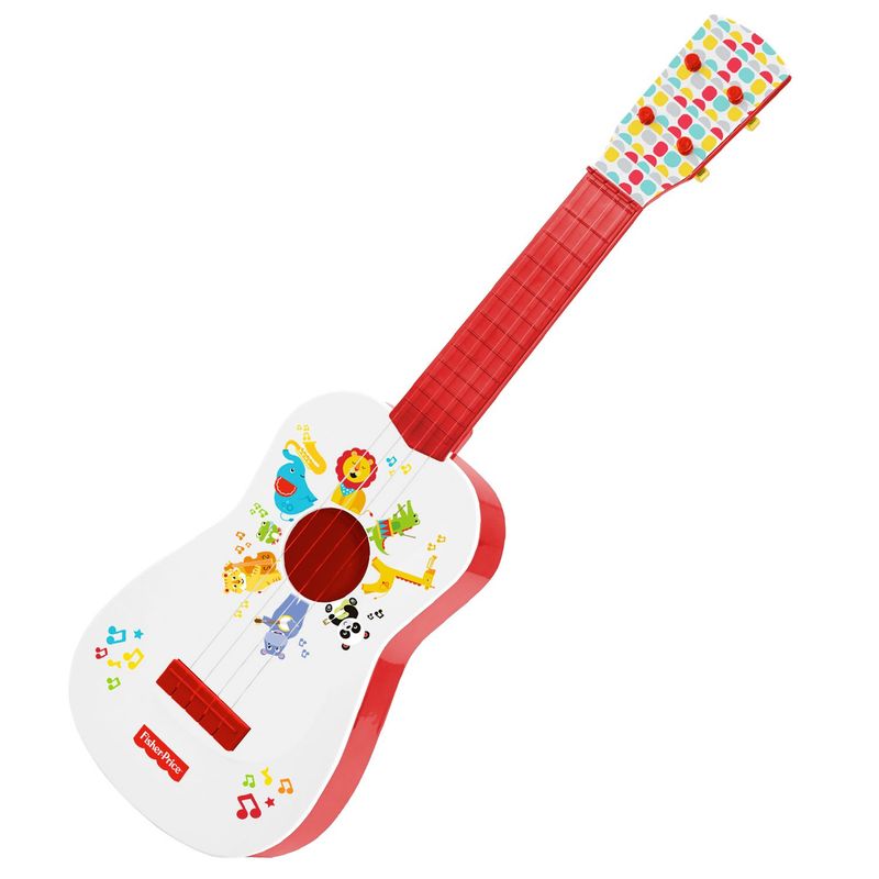 FISHER PRICE - Juguete Mi Primera Guitarra Musical Animalitos