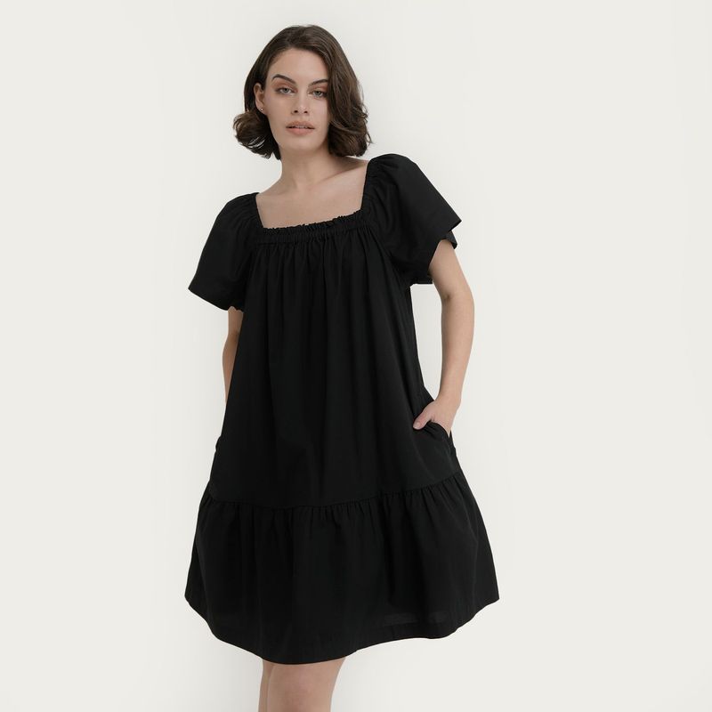 GAP - Vestido Corto para Mujer de Algodón GAP