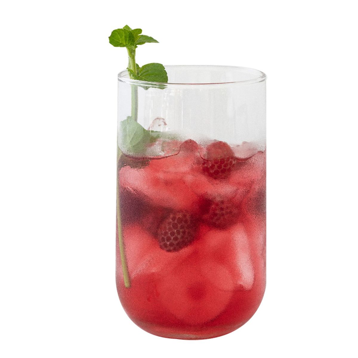 CRISTAR - Vaso de vidrio alto Cristar: 6 piezas