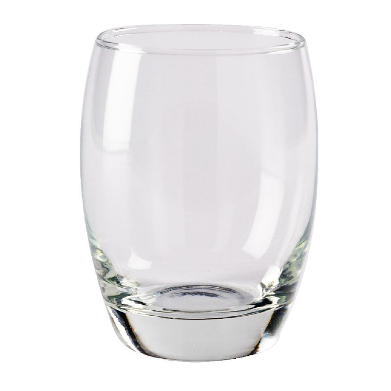 CRISTAR - Vaso de vidrio corto Cristar: 6 piezas