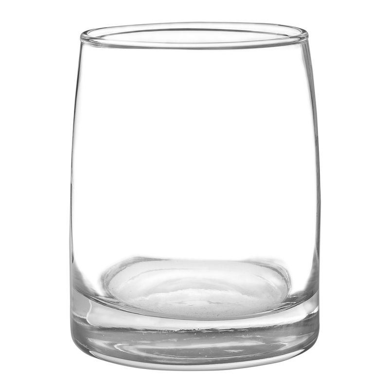 CRISTAR - Vaso de vidrio corto Cristar: 6 piezas