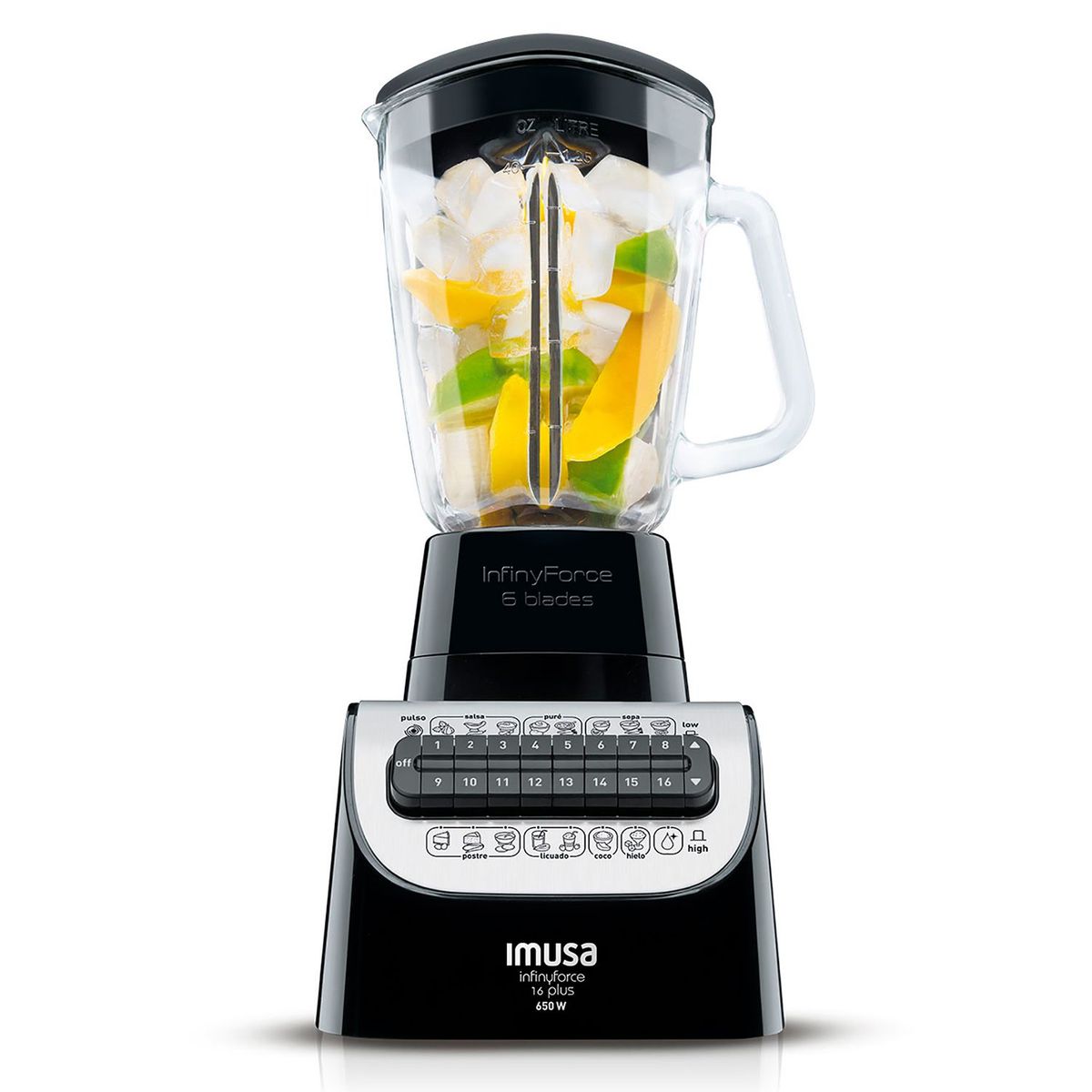 IMUSA - Licuadora Imusa Infiny Force Negra