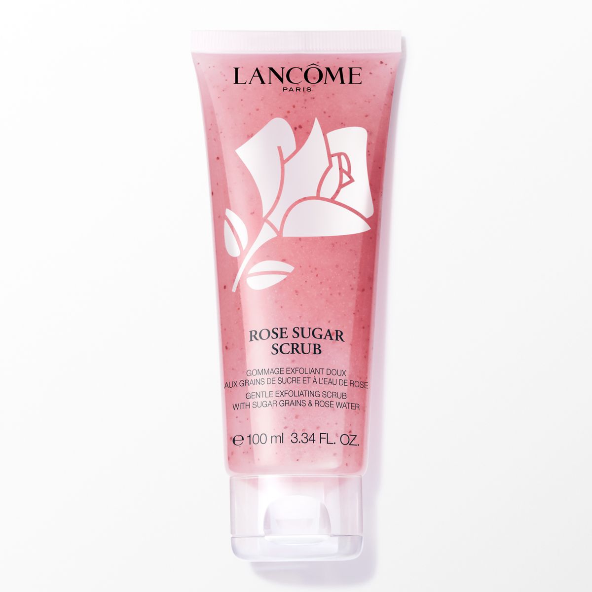 LANCOME - Exfoliante Diario Confort Rose sugar scrub  Lancome para Todo tipo de piel 100 ml