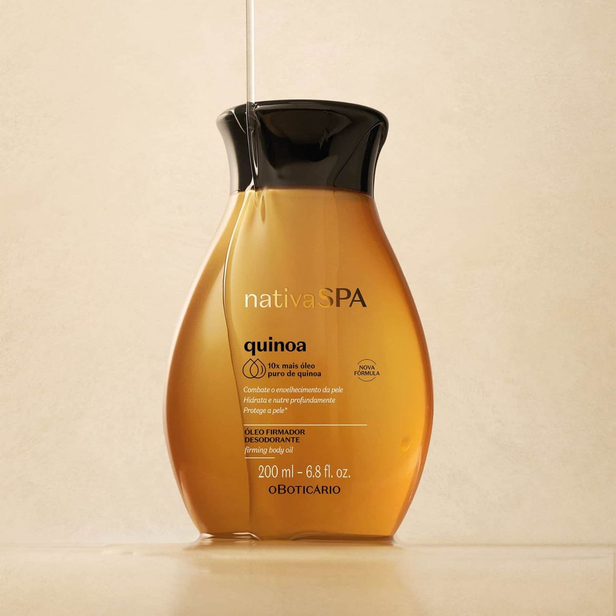 NATIVA SPA - Hidratante corporal OLEO CORPORAL QUINOA Nativa Spa O Boticario Para Todo tipo de piel 200 ml 