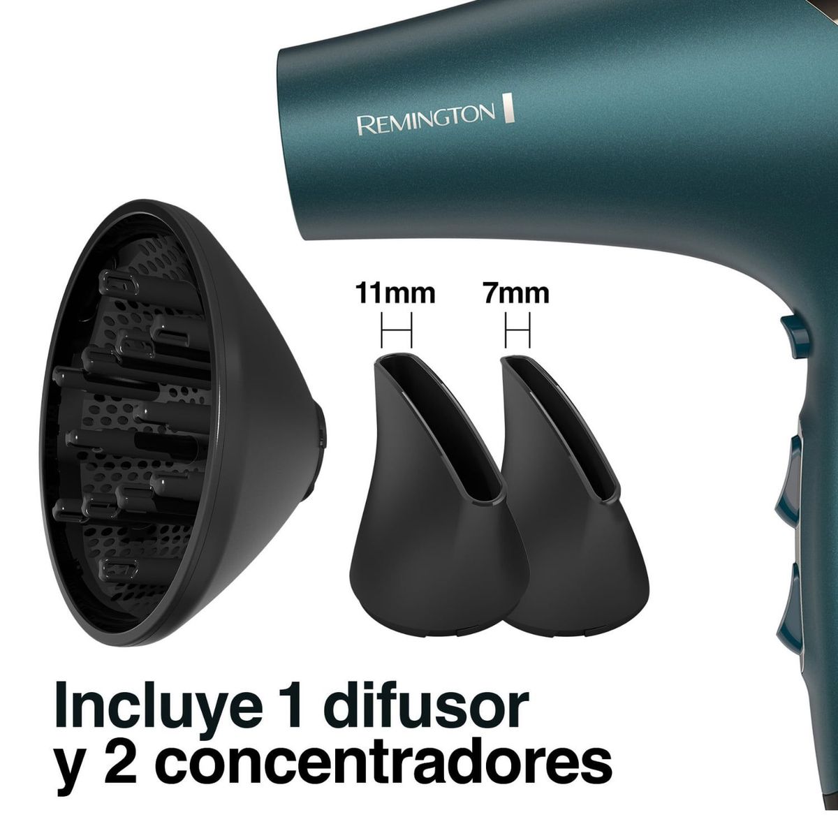 REMINGTON - Secadora de Cabello Remington Coconut Therapy con Microacondicionadores de Aceite de Coco, AC8607