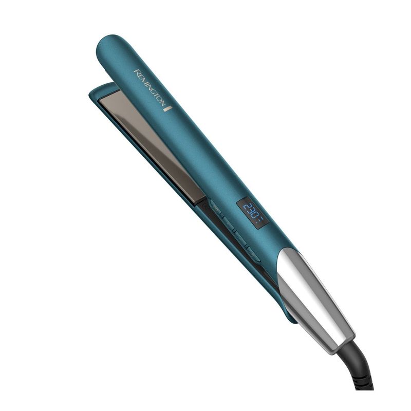REMINGTON - Plancha para cabello Remington de Cerámica con Coco, plancha alisadora para el pelo con placas en cerámica
