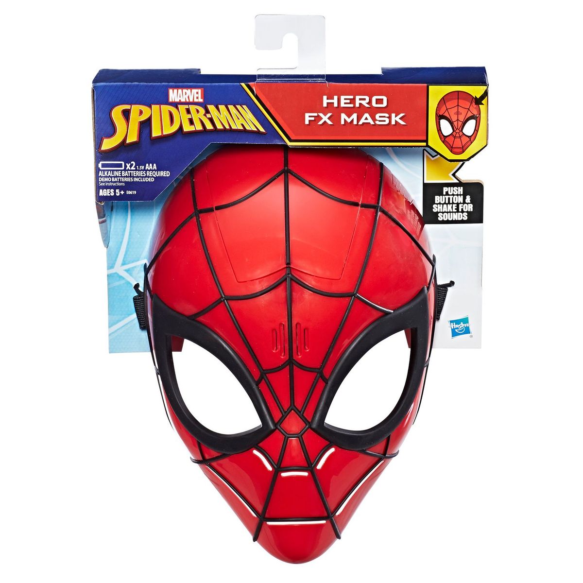 SPIDERMAN - Spiderman Spider-Man Mascara de Heroe Con Sonido