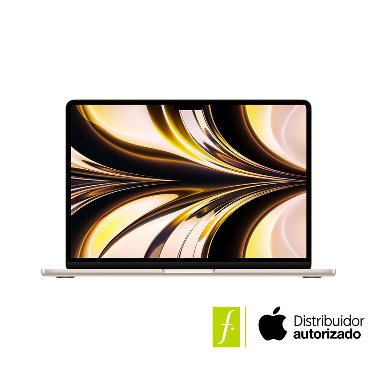 APPLE - MacBook Air Chip M2 13.6 pulgadas CPU 8 núcleos GPU 8 núcleos 256GB SSD MLXW3E/A 