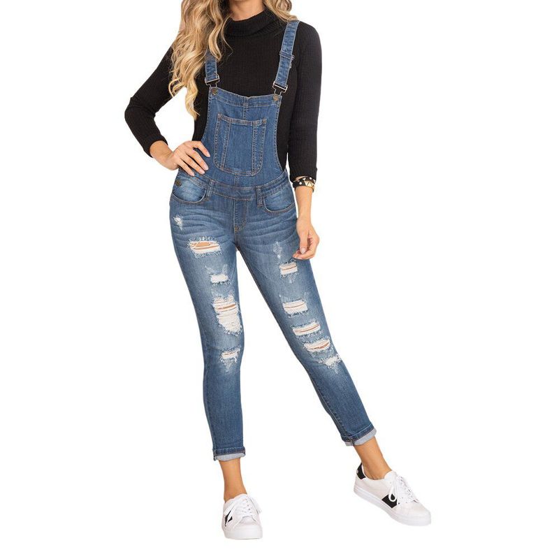 CROYDON - Overol para mujer croydon gema azul