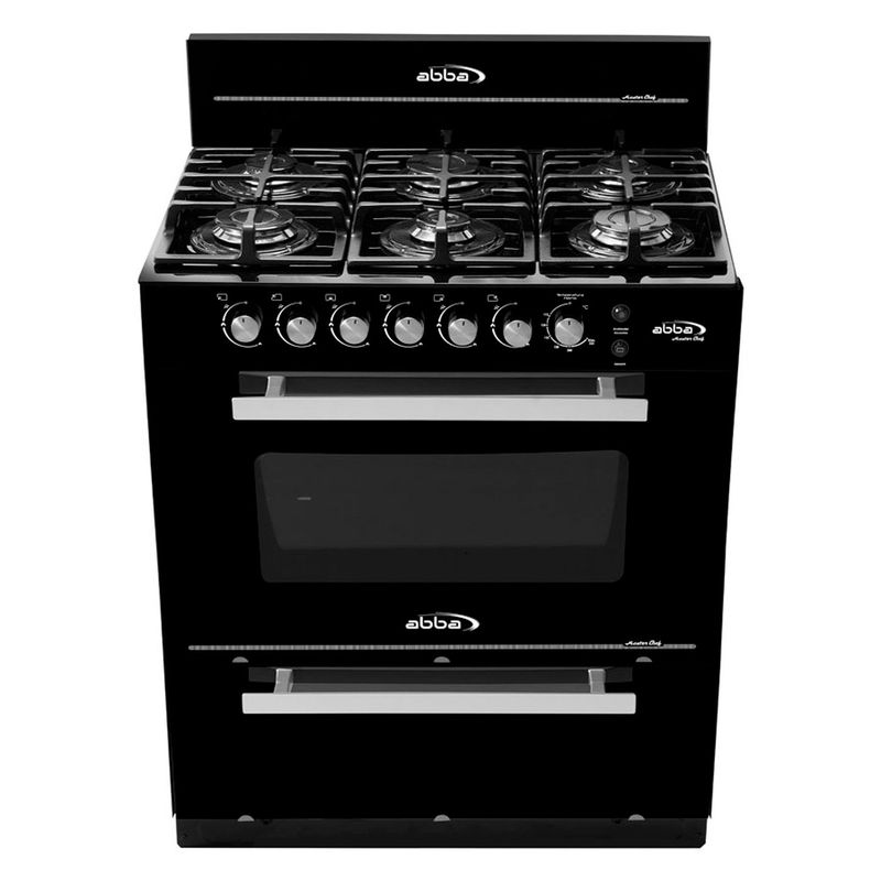 ABBA - Cocina a gas 6 quemadores RG 803-3N VE