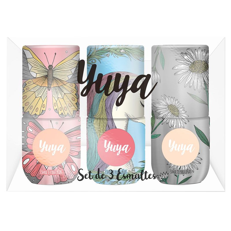 YUYA - Set de 3 Esmaltes Colección 2