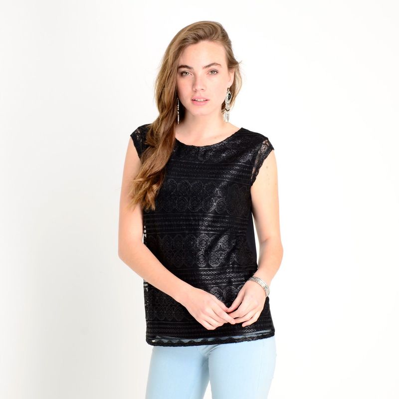 ESPRIT - Blusa Mujer Sin Mangas Esprit