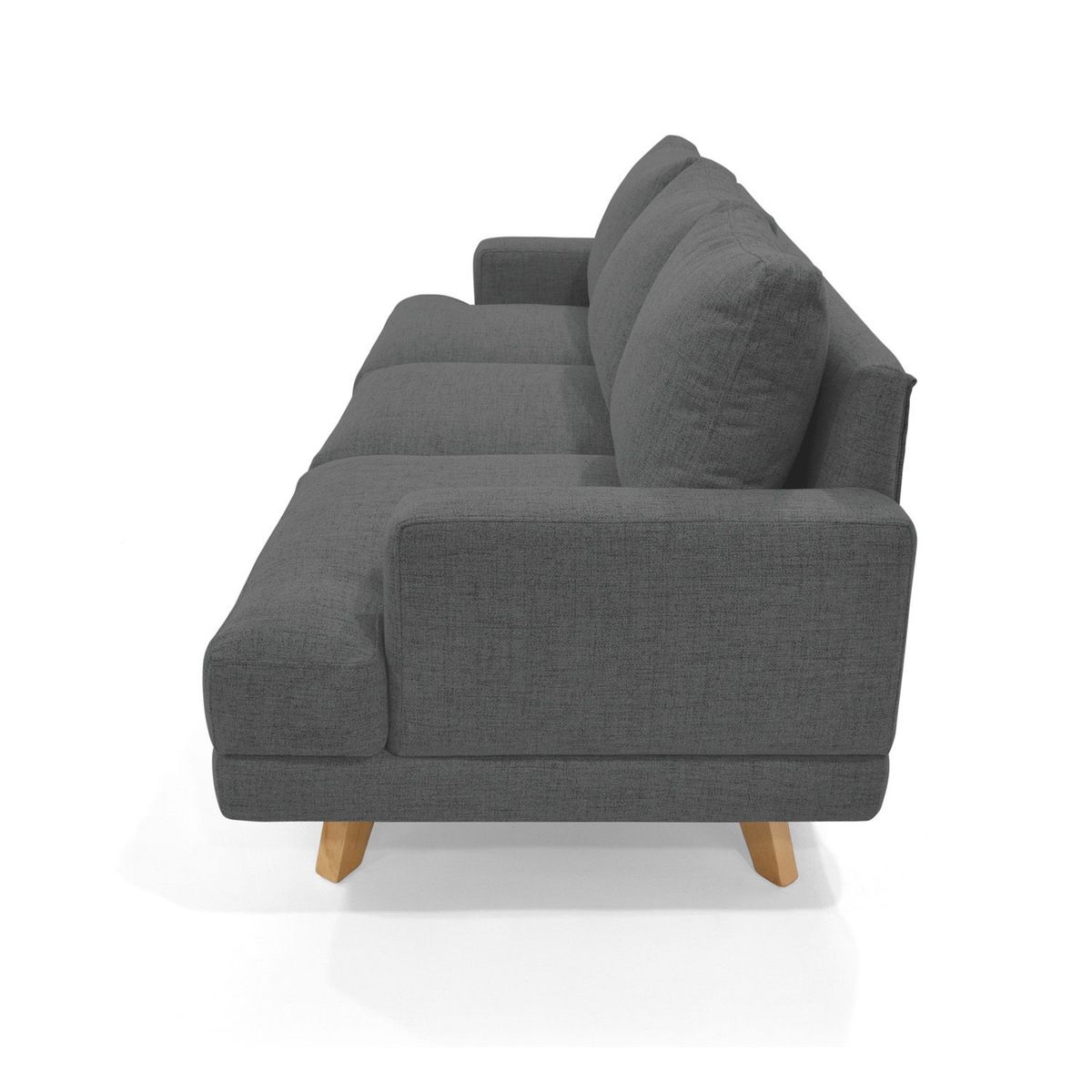 MICA - Sofá Moderno Tela 3 Puestos Tobago 192 x 81 x 85 cm Mica