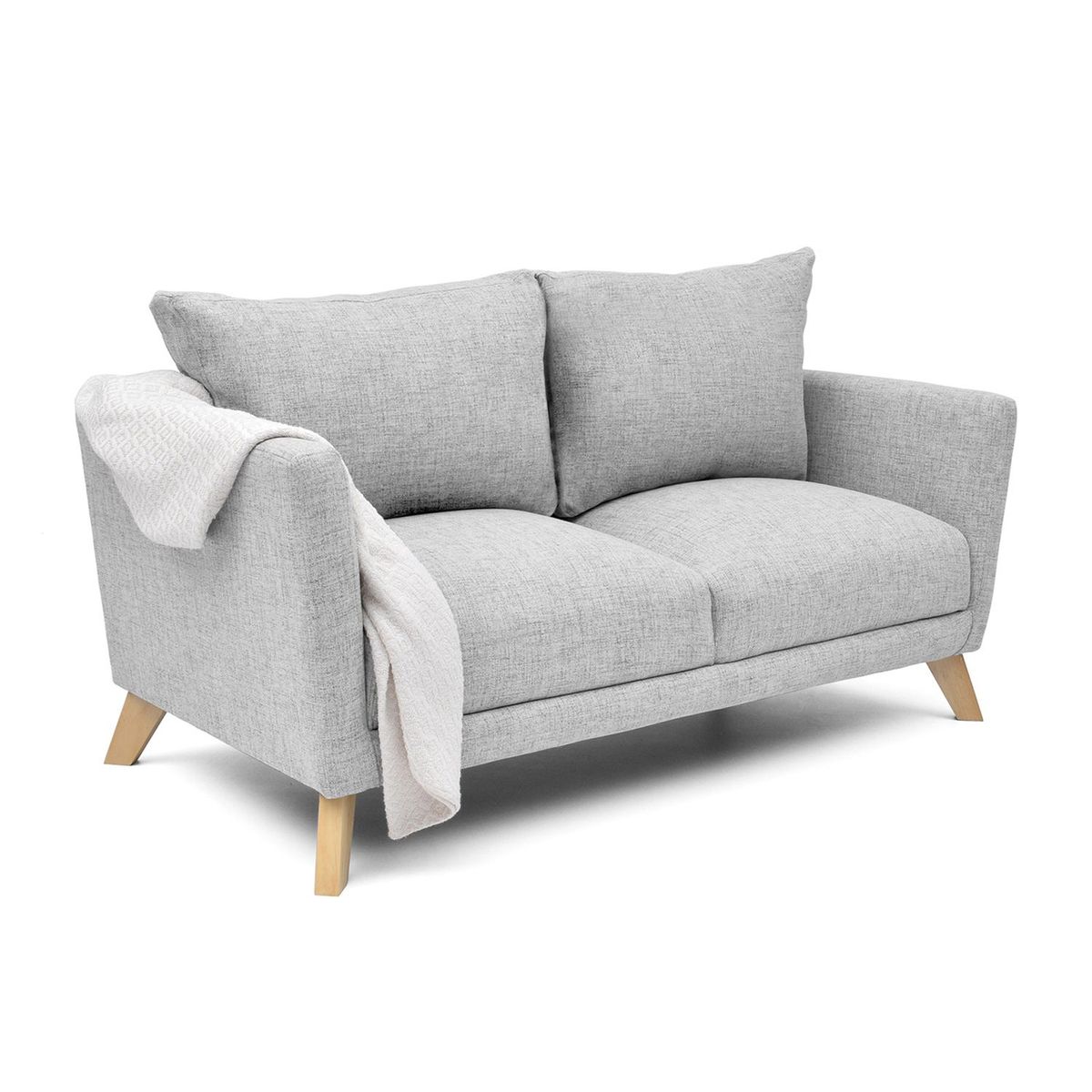 MICA - Sofá Moderno Tela 3 Puestos Túnez 170 x 85 x 80 cm Mica - Mueble