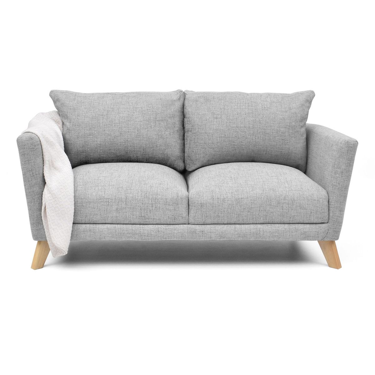 MICA - Sofá Moderno Tela 3 Puestos Túnez 170 x 85 x 80 cm Mica - Mueble