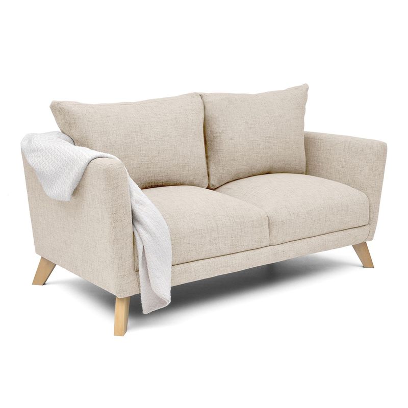 MICA - Sofá Moderno Tela 3 Puestos Túnez 170 x 85 x 80 cm Mica - Mueble