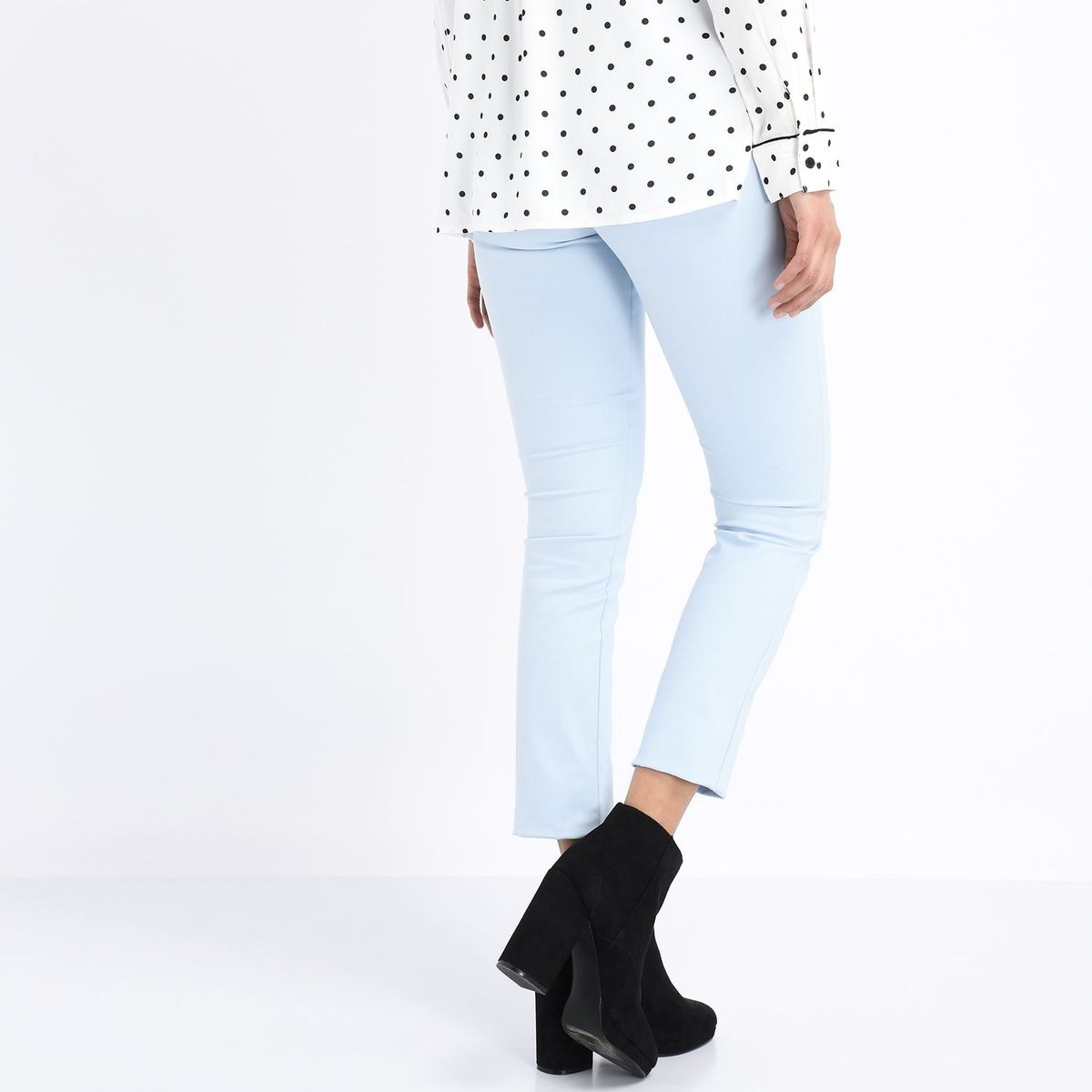 APOLOGY - Pantalón Algodón Mujer Recto Medio Apology