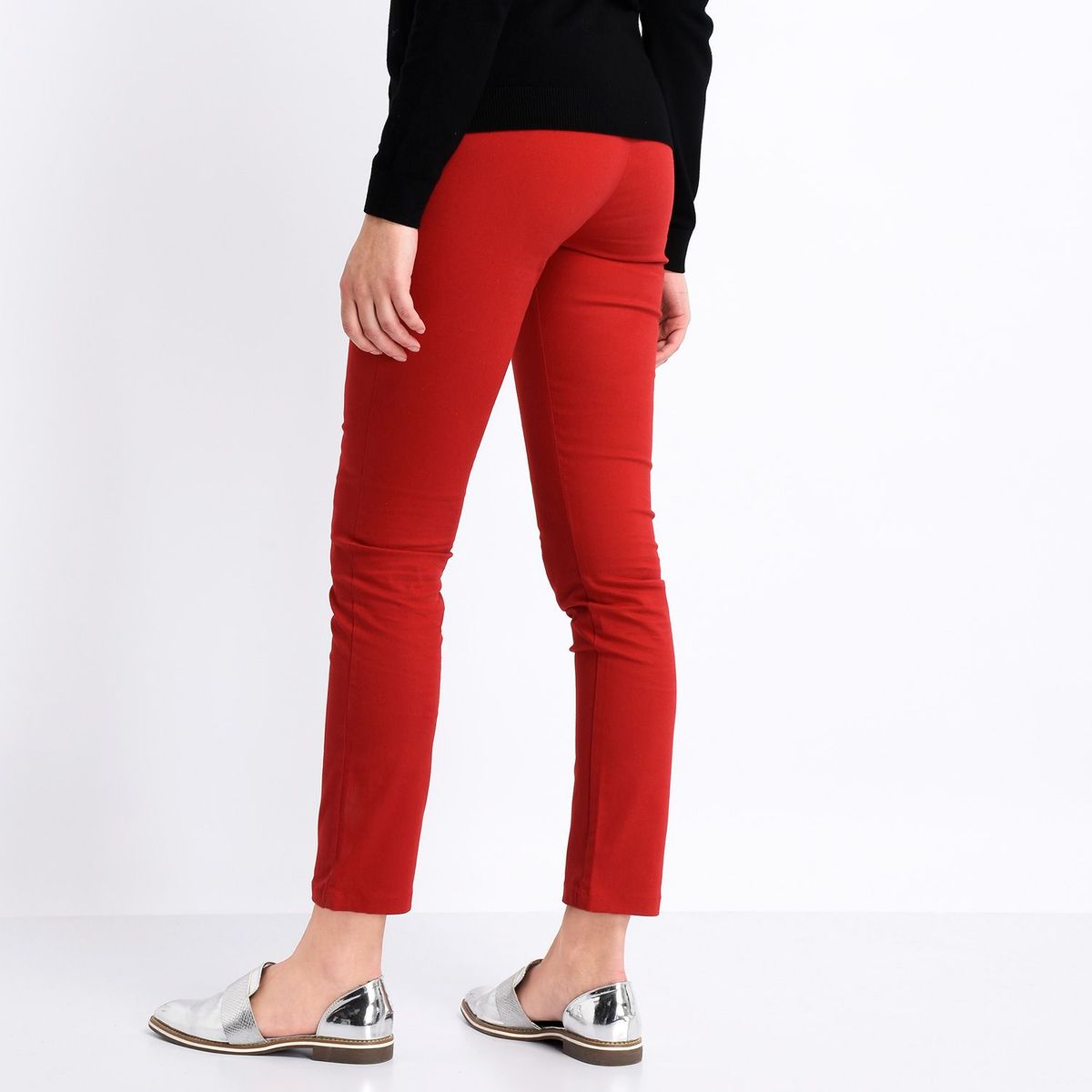 APOLOGY - Pantalón Algodón Mujer Recto Medio Apology